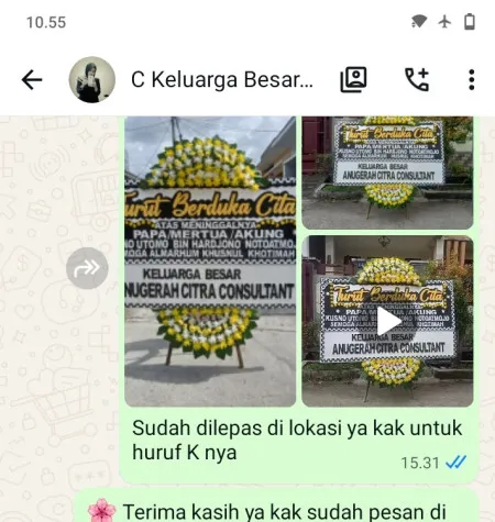 Pengiriman Papan Bunga Duka Sukabumi Utara